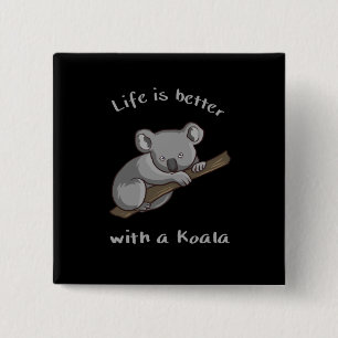 Mit Koala ist das Leben besser Button