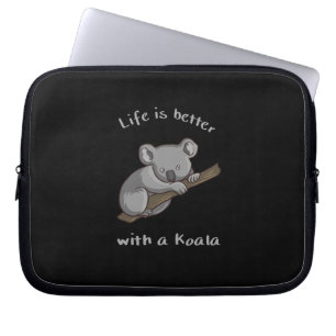 Mit Koala ist das Leben besser Laptopschutzhülle