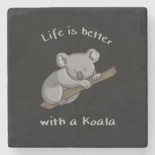 Mit Koala ist das Leben besser Steinuntersetzer