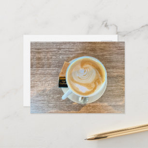 Mit Komplimenten: Café Postkarte