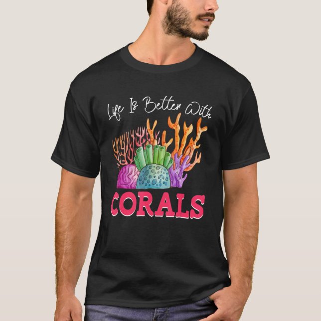 Mit Korallenriffen T-Shirt (Vorderseite)