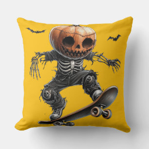 🎃 mit Kürbiskopf Kissen
