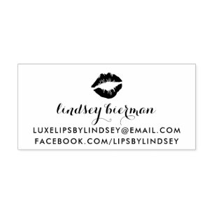 mit Kuss versiegelt Lip Product Distributor Permastempel