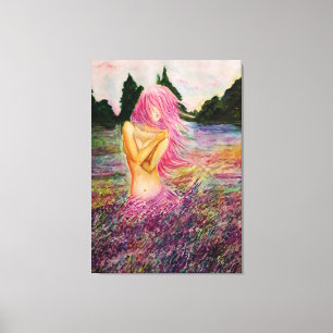 Mit Lavendel Aroma Canvas Print - Malerei Leinwanddruck