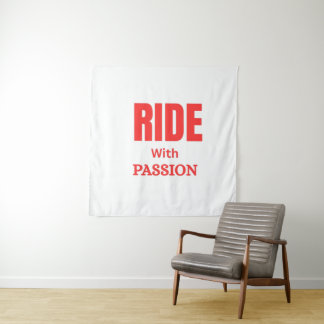 Mit Leidenschaft fahren – Inspirierende Motorrad-T Wandteppich