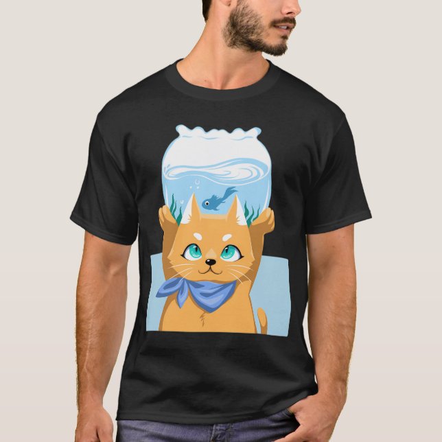 Mit Leidenschaft fischen, als ob es dir ernst ist T-Shirt (Vorderseite)