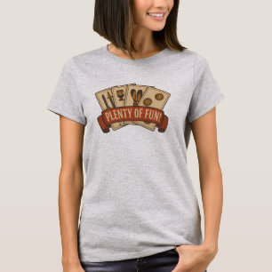 Mit Leidenschaft spielen – Vintage Briscola Karten T-Shirt