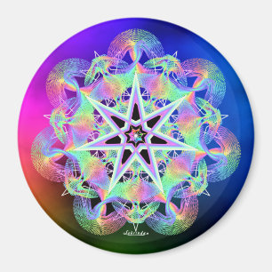 mit Licht gefüllt Magnet