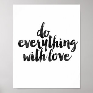 Mit Liebe alles machen Poster