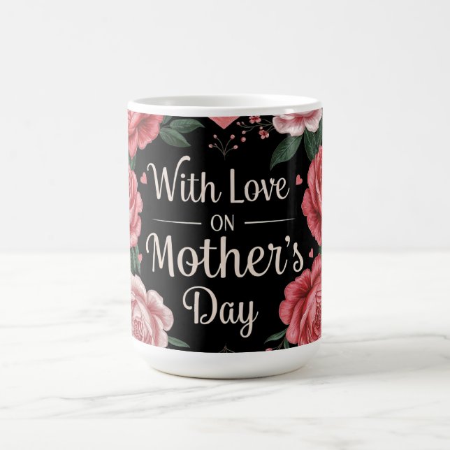 Mit Liebe am Muttertag Kaffeetasse (Mittel)