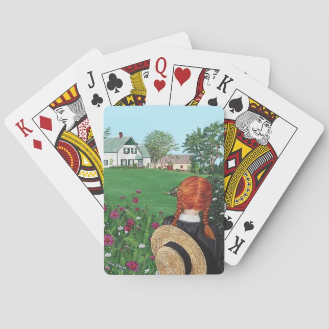 Mit Liebe Anne von Green Gables Cards Spielkarten (Rückseite)