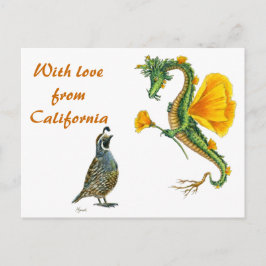 Mit Liebe aus Kalifornien - Postkarte