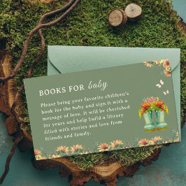 Mit Liebe Baby Shower Book for Baby wachsen Begleitkarte