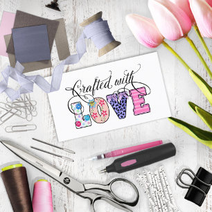 Mit Liebe Black Script ID193 Visitenkarte