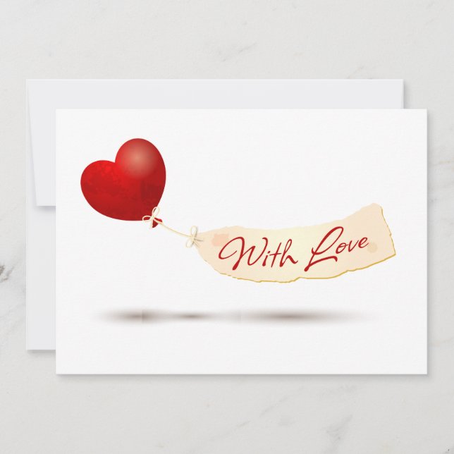 Mit Liebe Einladung (Vorderseite)