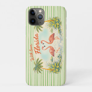 Mit Liebe Florida Vintage Style Flamingo Handtuch Case-Mate iPhone Hülle