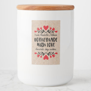 Mit Liebe Food and Beverage Label Set Lebensmitteletikett