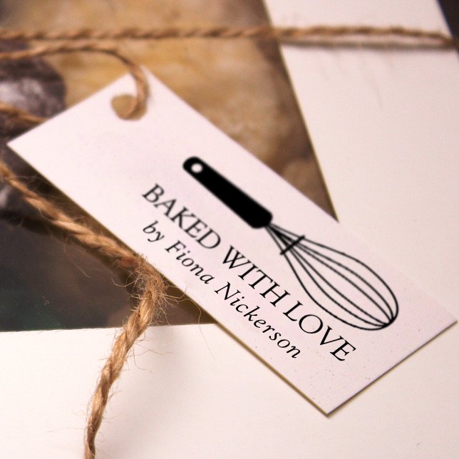 mit Liebe gebacken Gummistempel (Whisk Baked With Love Rubber Stamp)