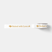Mit Liebe Gebackene Fertige Satinbandrolle