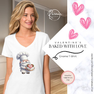 Mit Liebe gebackenes Gnom-T-Shirt T-Shirt