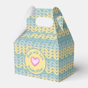 Mit Liebe gegossener Crochet-Garn Geschenkschachtel