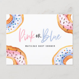 Mit Liebe gesprenkelt, Babyduschanzeige Feiertagspostkarte