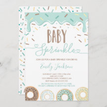 Mit Liebe gesprenkelte Sprinkle-Einladung von Donu