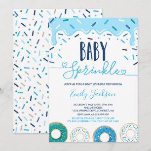 Mit Liebe gesprenkelte Sprinkle-Einladung von Donu Einladung