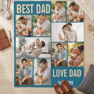 Mit Liebe getröstet Personalisiert 5 Fotos Benutze Fleecedecke