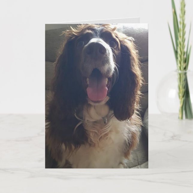 Mit Liebe Grußkarte Karte (Vorderseite)