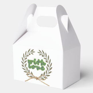 „Mit Liebe“-Gunstanhänger Geschenkschachtel