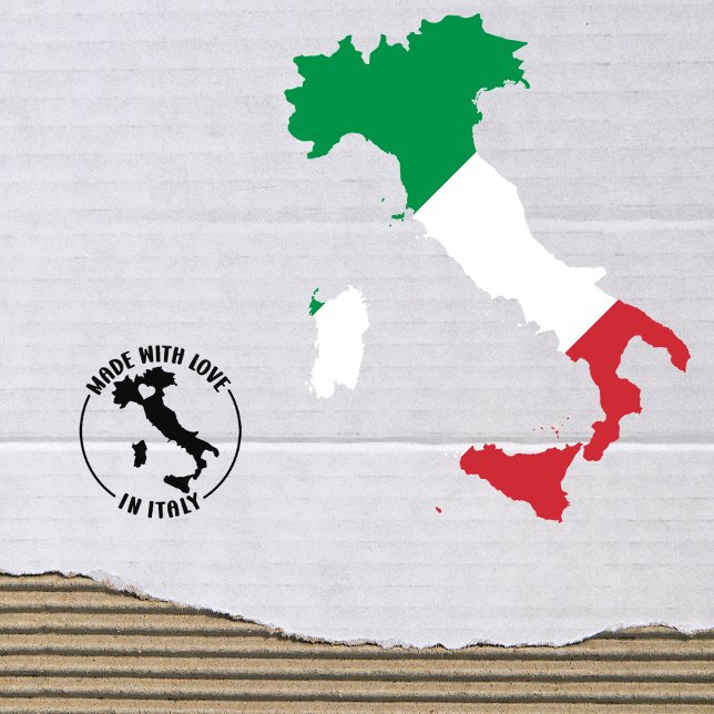 Mit Liebe in Italien, Gummistempel (Von Creator hochgeladen)