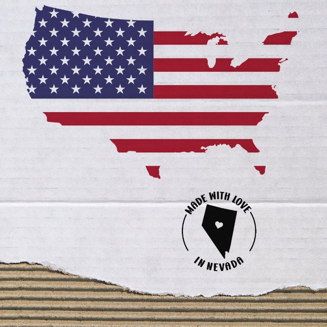 Mit Liebe in Nevada, Gummistempel (Von Creator hochgeladen)