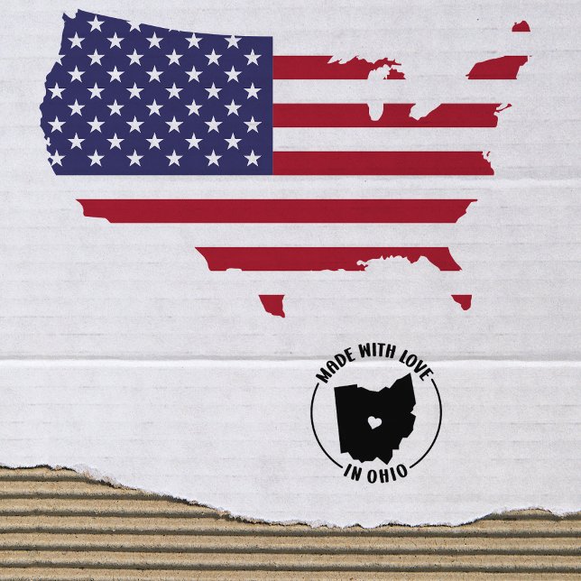 Mit Liebe in Ohio, Gummistempel (Von Creator hochgeladen)