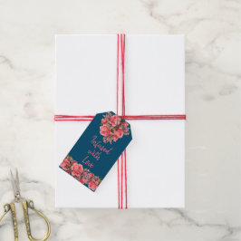 "Mit Liebe infundiert" Vintage Seestreitkräfte und Geschenkanhänger