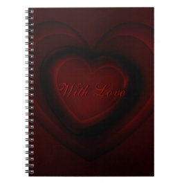 Mit Liebe-Notebook Notizblock