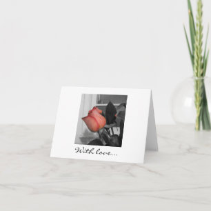 Mit Liebe Notecard Feiertagskarte