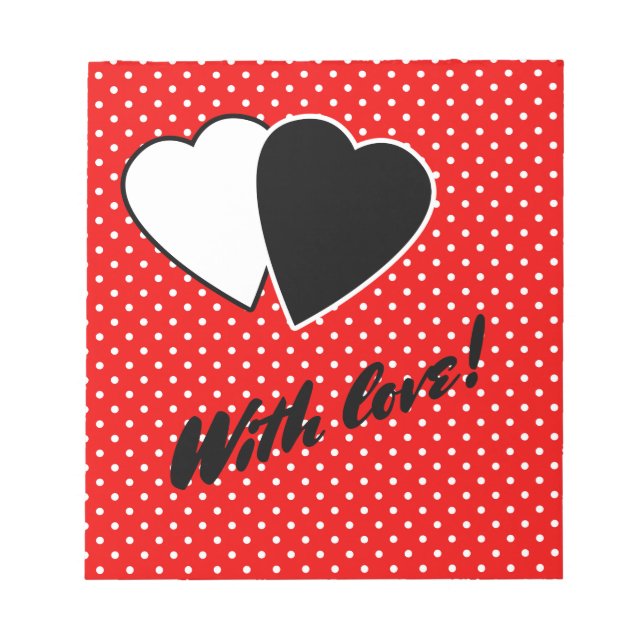 Mit Liebe! Notizblock (Vorderseite)