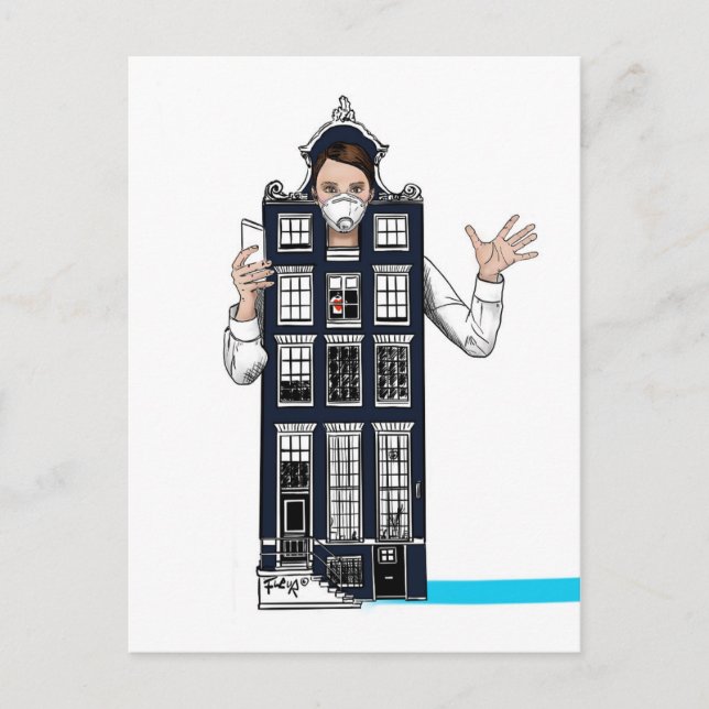 "Mit Liebe" Postkarte (Vorderseite)