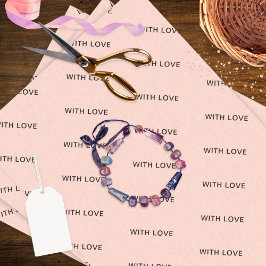 Mit Liebe Rosa Elegant Minimalistisch Romantik Hüb Seidenpapier