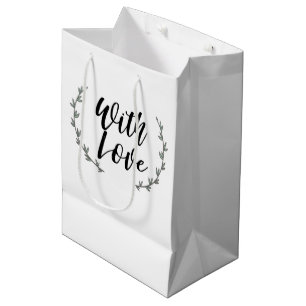Mit Liebe rustikale Grünanlagen, Blumenstrauß Hoch Mittlere Geschenktüte