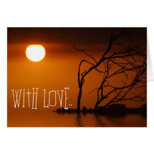 Mit Liebe Sunset Card