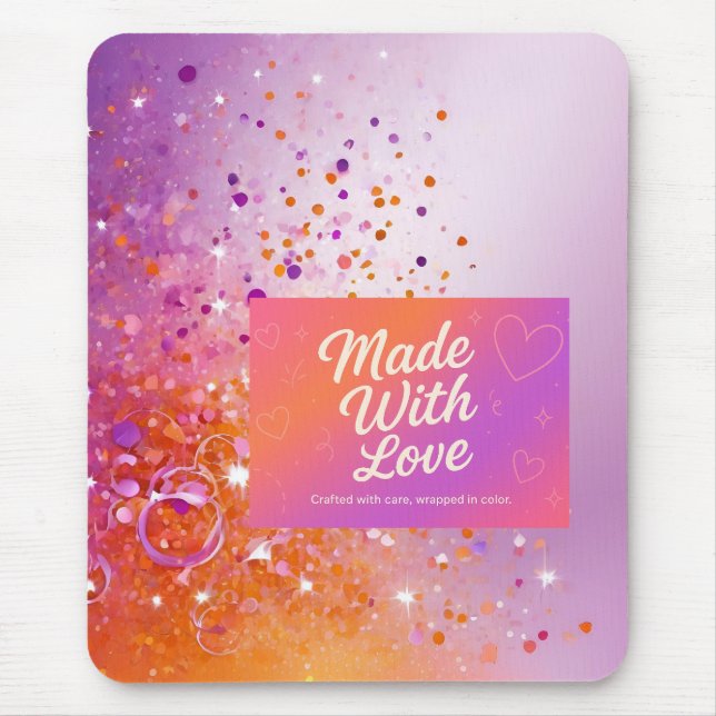 Mit Liebe Tank Ober Mousepad (Vorne)