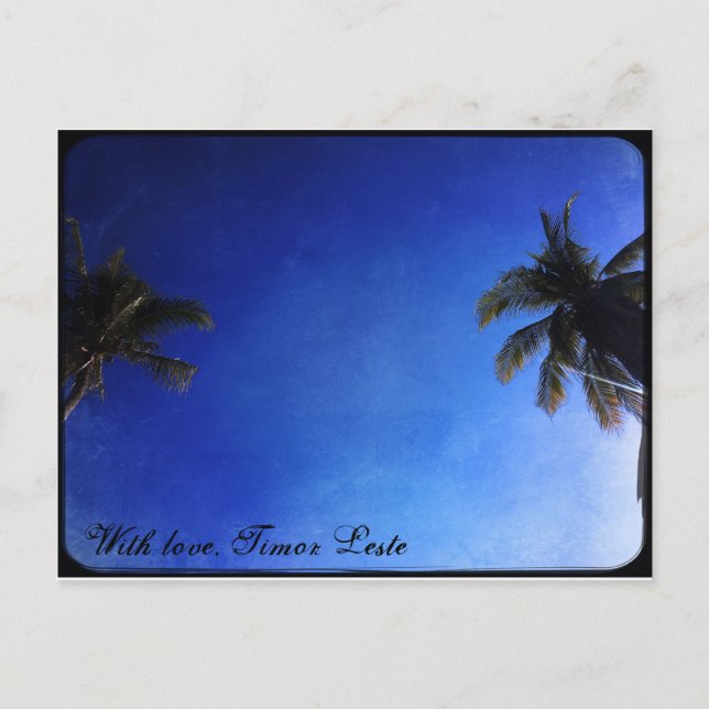Mit Liebe Timor-Leste Postkarte (Vorderseite)