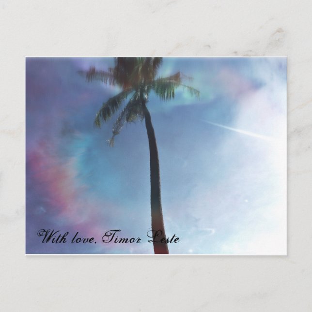 Mit Liebe Timor-Leste Postkarte (Vorderseite)