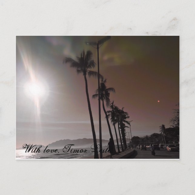 Mit Liebe Timor-Leste Postkarte (Vorderseite)