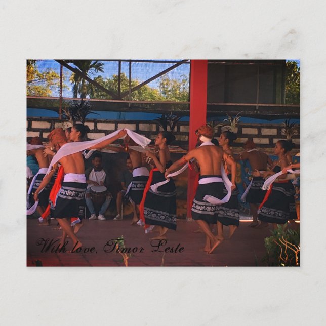 Mit Liebe Timor-Leste Postkarte (Vorderseite)