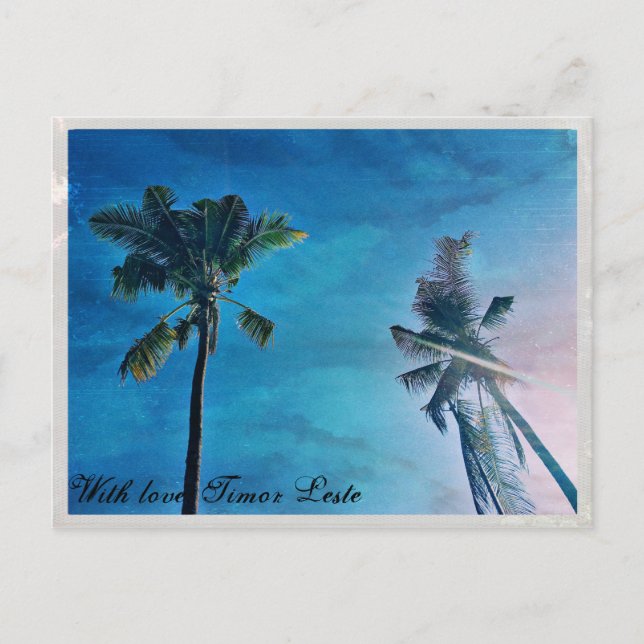 Mit Liebe Timor-Leste Postkarte (Vorderseite)