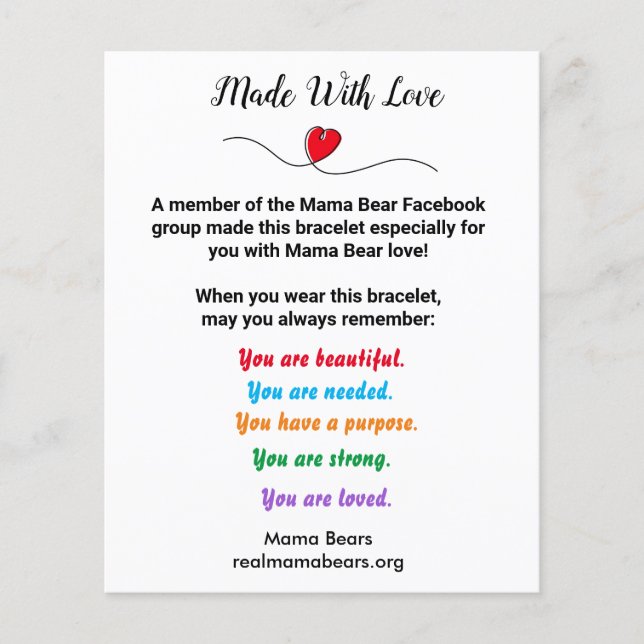 Mit Liebe versehen (Vorderseite)