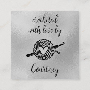 mit Liebe versehen Quadratische Visitenkarte